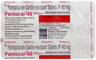 Pantocar 40 Tablet 15